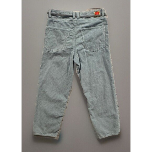 VTG EMPYRE Mens Relax Corduroy Pant Sz 32 Light Blue Skate Wide Leg Baggy W FLAW - Picture 2 of 16
